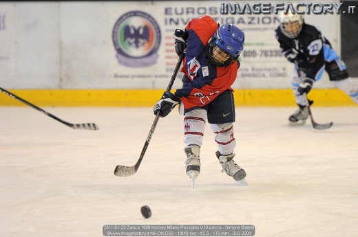 2011-01-23 Zanica 1596 Hockey Milano Rossoblu U10-Lecco - Simone Battelli